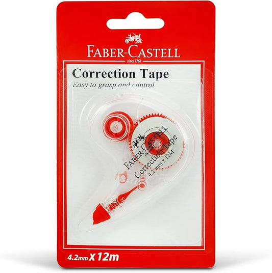FABER - CASTELL CORRECTION TAPE 4.2MM X 12M - Marah Kids