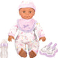 Lotus - 18" inch, Soft - bodied Baby Doll – Hispanic (No Hair) - Marah Kids