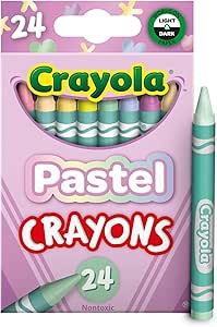 Crayola Pastel Crayons, 24 Colors
