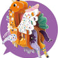 Avenir 3D Decoration - Pegasus Kit | Turn Your Wall into a Zoo! Create 3D Decorations with Pre - Cut Cardboard Puzzle Pieces | Thoughtful and Creative Gift Option for Kids 3+ - Marah Kids