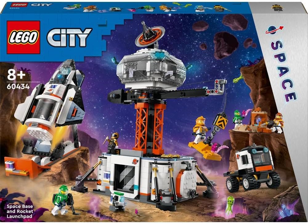 LEGO City Space Base and Rocket Launchpad Set 60434