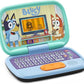 Vtech Bluey Game Time Laptop - 3+ Blue |Explore 10 interactive games with the Bluey Game Time Laptop | Pre - School Content, Official Bluey Character Toy for Kids, Letters, Numbers, Music | Ideal Gift for Children 3+ up Years, - Marah Kids
