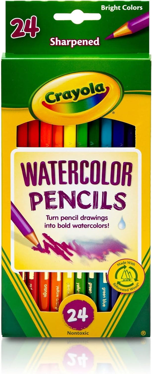 Crayola Watercolor Pencils, 24 Count - Marah Kids