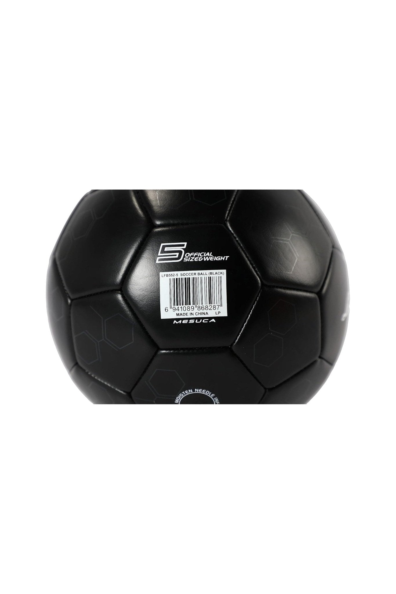 Lamborghini 2 Machine Sewing Pvc Soccer Ball - Black - Marah Kids