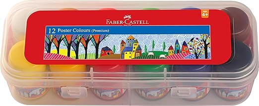 FABER-CASTELL POSTER COLORS 12X10ML