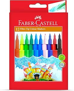 FABER - CASTELL COLOR BODY FELT PEN 12 COLOR - Marah Kids