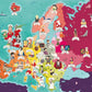 CLEMENTONI PUZZLE MAP GEO EURO MONUMENT - Marah Kids