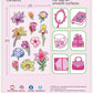 Avenir - 3D Stickers 10 pack - Flower Multicolour | These beautiful and realistic - looking 3D stickers pop out to showcase a gorgeous collection. | ages 3+ - Marah Kids