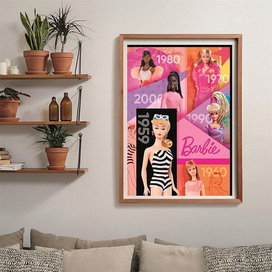 CLEMENTONI PUZZLE BARBIE 65YRS POSTER 1000PCS - Marah Kids