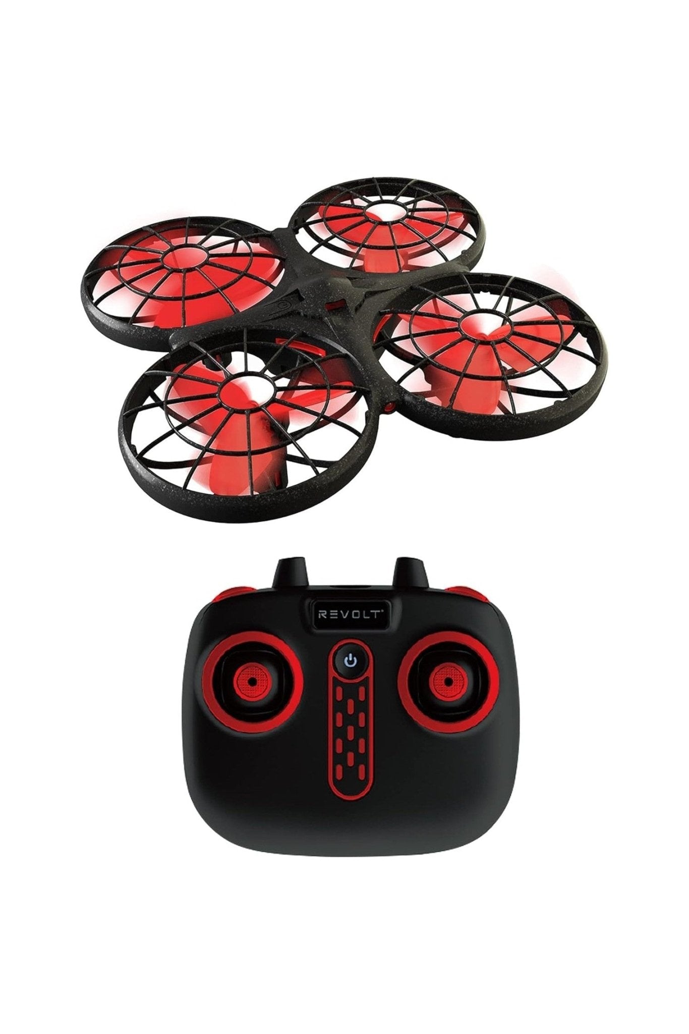 4 - Channel Auto Hover & Auto Obstacle Avoidance Rc Drone - Black - Marah Kids