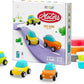 Hey Clay - Eco Cars Air - Dry Clay 6 Cans - Marah Kids