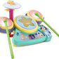 VTech Bluey Hooray Drum Set with Light - Up Pads, Music & Rhythm Games (Ages 3+) - Marah Kids