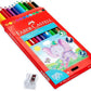 FABER - CASTELL JUMBO COLOUR PENCILS 12 COLOUR - Marah Kids