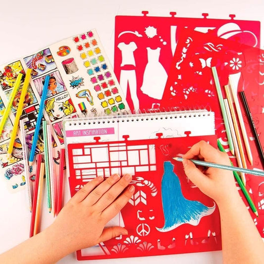 Crayola Creations Art History Fashion Sketch Portfolio - Marah Kids
