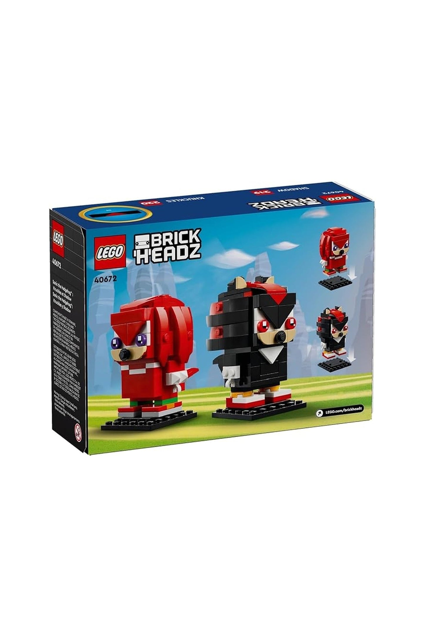 Lego Sonic The Hedgehog™: Knuckles & Shadow Brickheadz