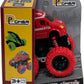 D - Power - Friction Fire Truck Pull - Back Toy - Red | Set - Realistic Design, Safe for Kids | 3+ - Marah Kids