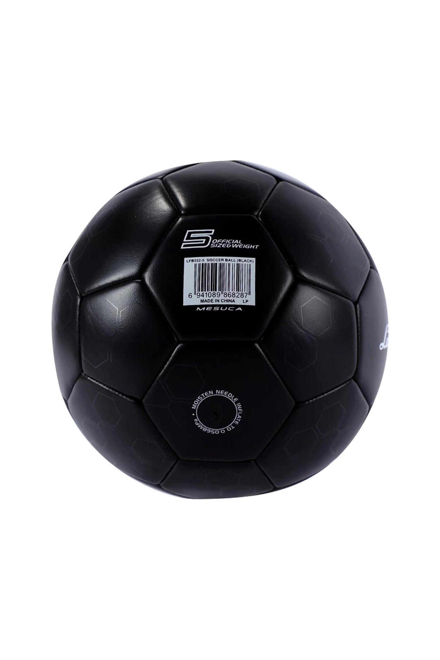 Lamborghini No.5 Pvc Soccer Ball-Black