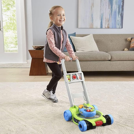 Vtech - Pop and Spin Mower Toy | Summer Outdoor Push Toys, Birthday Gifts Easter Basket Stuffers Toys for Preschool Baby Boys Girls | Greenr - Marah Kids