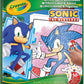 Crayola Sonic the Hedgehog Colouring Book - 32 Pages & Stickers - Marah Kids