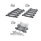 Lego 8 X Flexible Tracks 60205