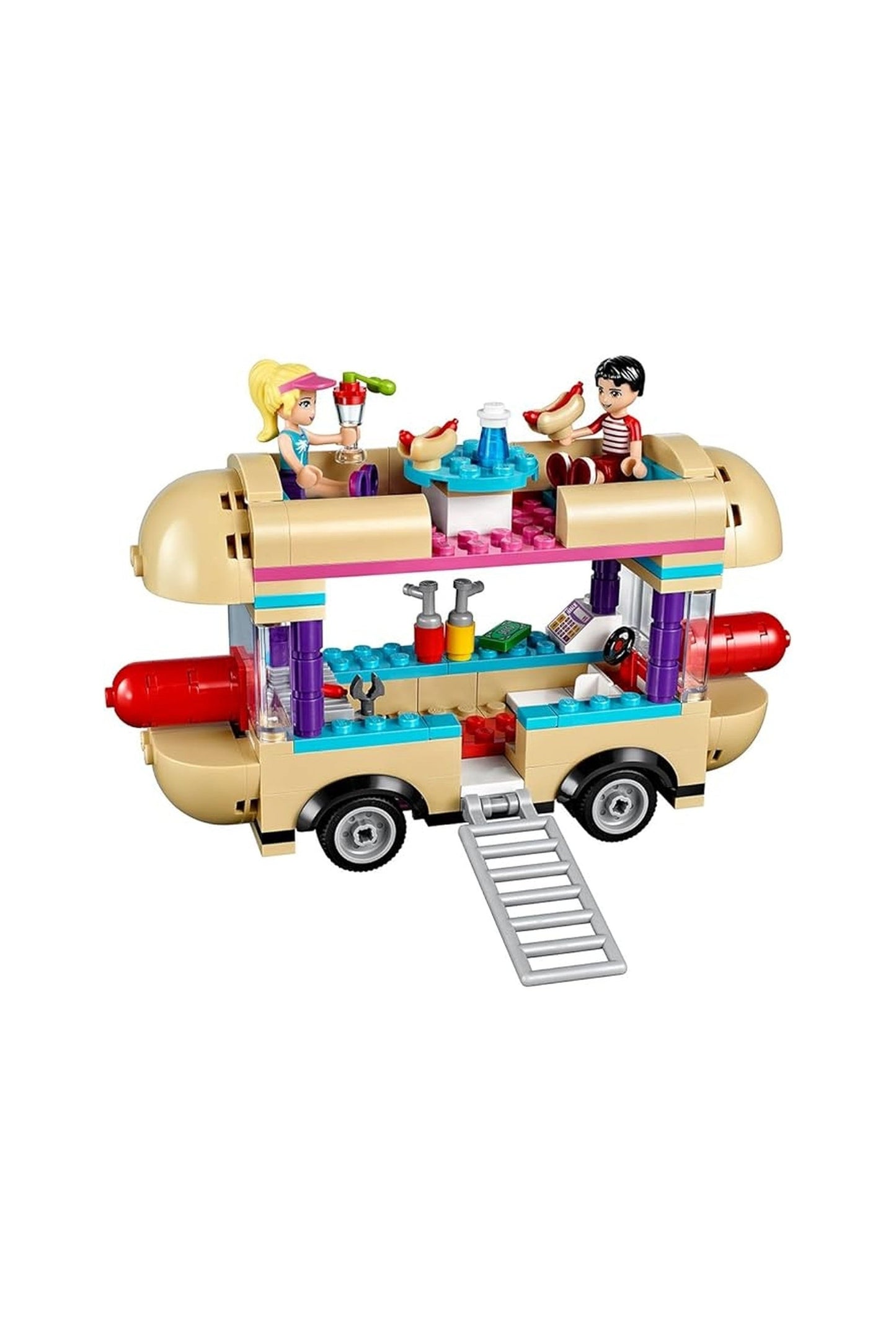 Lego Amusement Park Hot Dog Van Building Kit