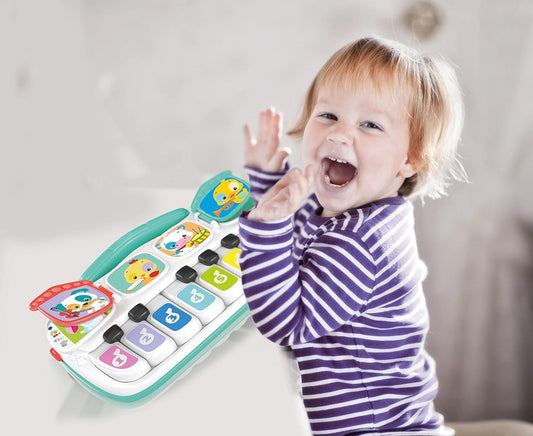 CLEMENTONI Baby Animal Piano Battery Operated - Marah Kids