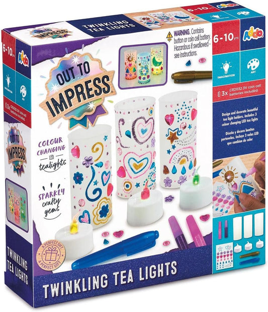 Addo Out To Impress Twinkly Tea Lights - Marah Kids