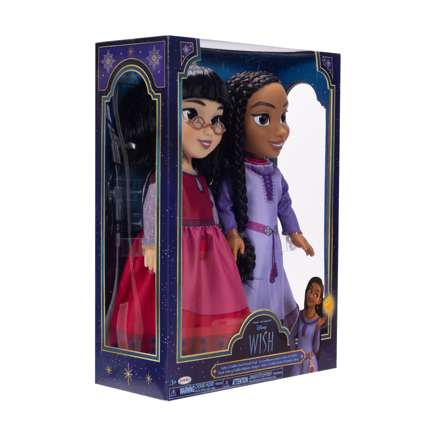 Jakks -Wish Doll Asha&Dahlia 2Pack 38Cm