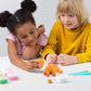 HEY CLAY - DIY Dinos: Stegosaurus, Pachycephalosaurus, Brachiosaurus Plastic Creative Modelling Air - Dry Clay For Kids 6 Cans - Marah Kids