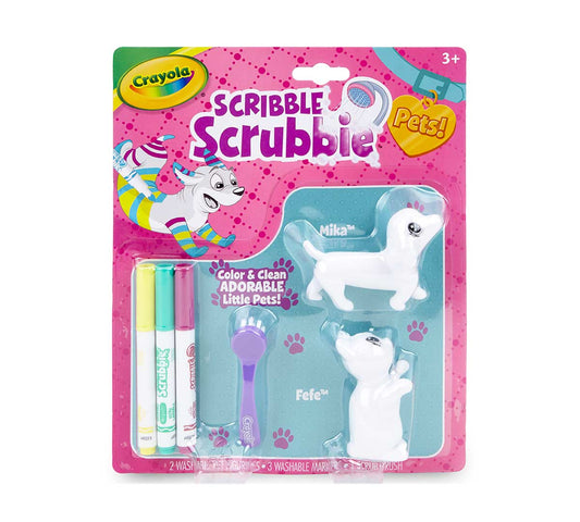 Crayola Scribble Scrubbie Pets, Dog & Cat - Marah Kids