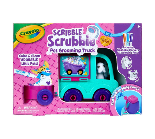 Crayola Scribble Scrubbie Pets Grooming Truck - Marah Kids