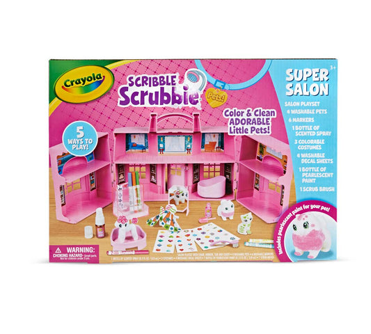 Crayola Scribble Scrubbie Pets, Super Salon - Marah Kids