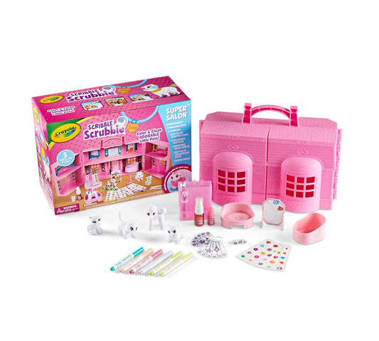 Crayola Scribble Scrubbie Pets, Super Salon - Marah Kids