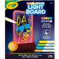 Crayola - Multi - Color Light Board | Bright Markers or Washable Window Markers are compatible with this board | Requires 3 AAA batteries (not included), ages 6 & up. - Marah Kids