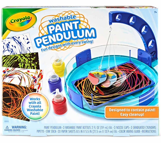 Crayola - Washable Paint Pendulum – Multicolour | LESS - MESS PAINTING| Great gift for kids ages 7 and up. - Marah Kids