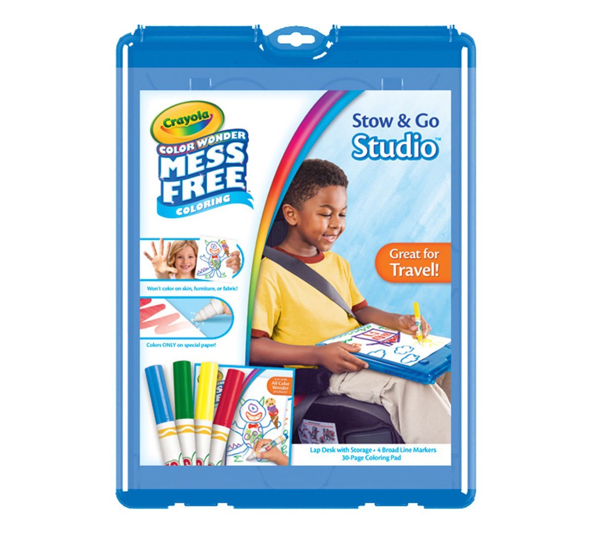 Color Wonder Mess Free Stow & Go Travel Kit - Marah Kids