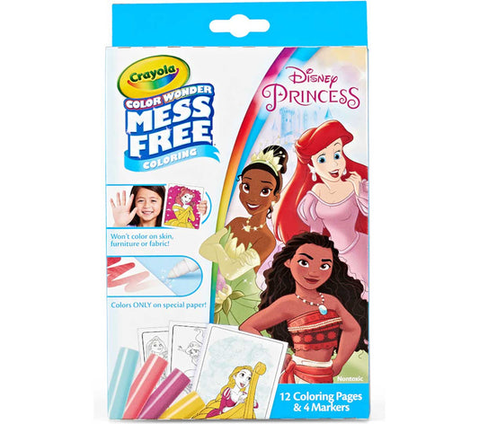Crayola - Color Wonder Mini Box Set, Disney Princess | Ideal for ages 3 and up. - Marah Kids