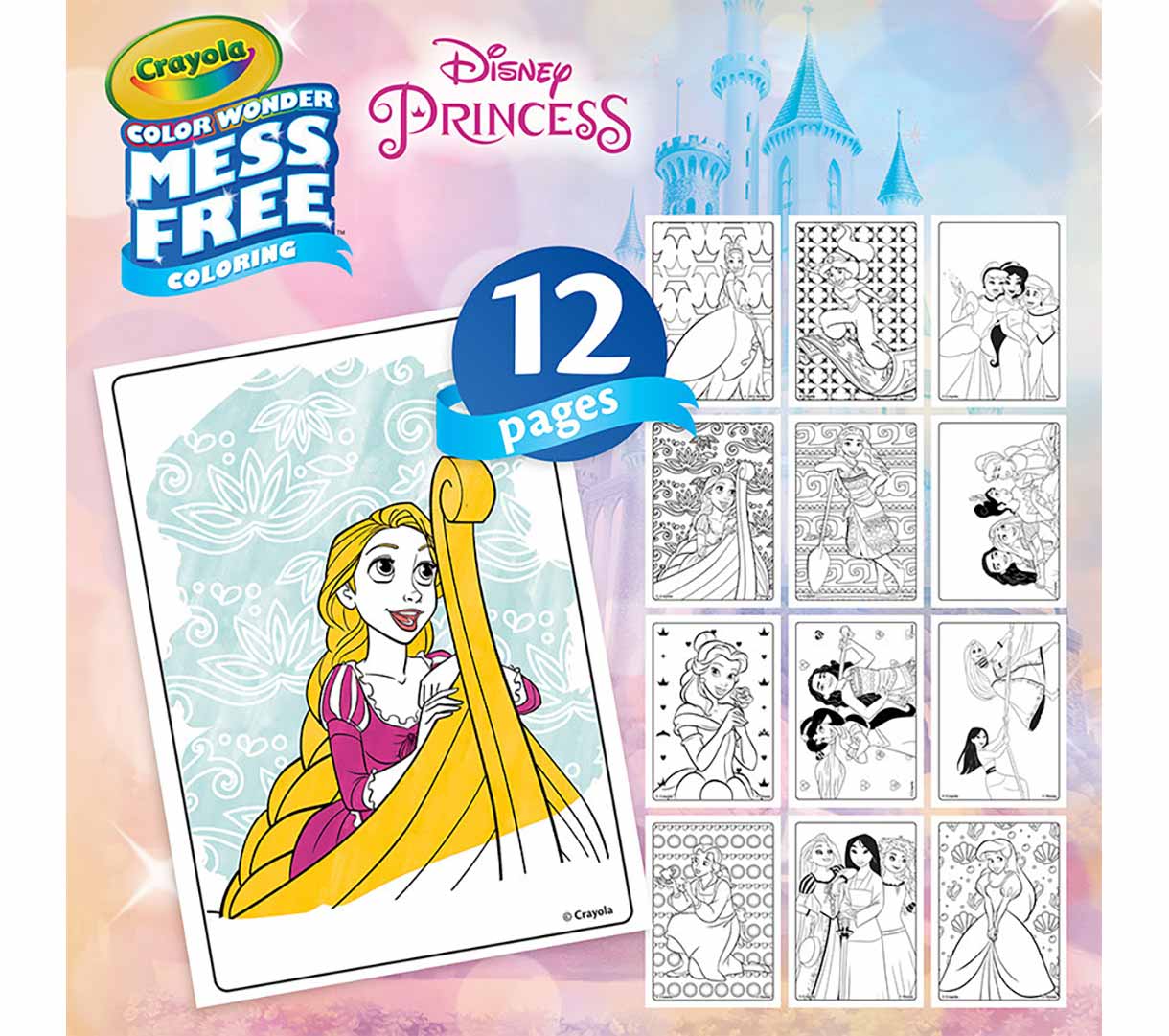 Crayola - Color Wonder Mini Box Set, Disney Princess | Ideal for ages 3 and up. - Marah Kids