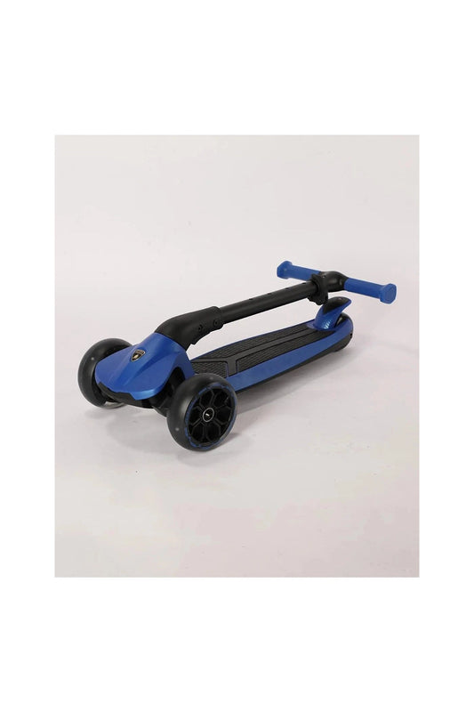 Lamborghini 3 - Wheel Kids Scooter With Adjustable Height - Blue - Marah Kids