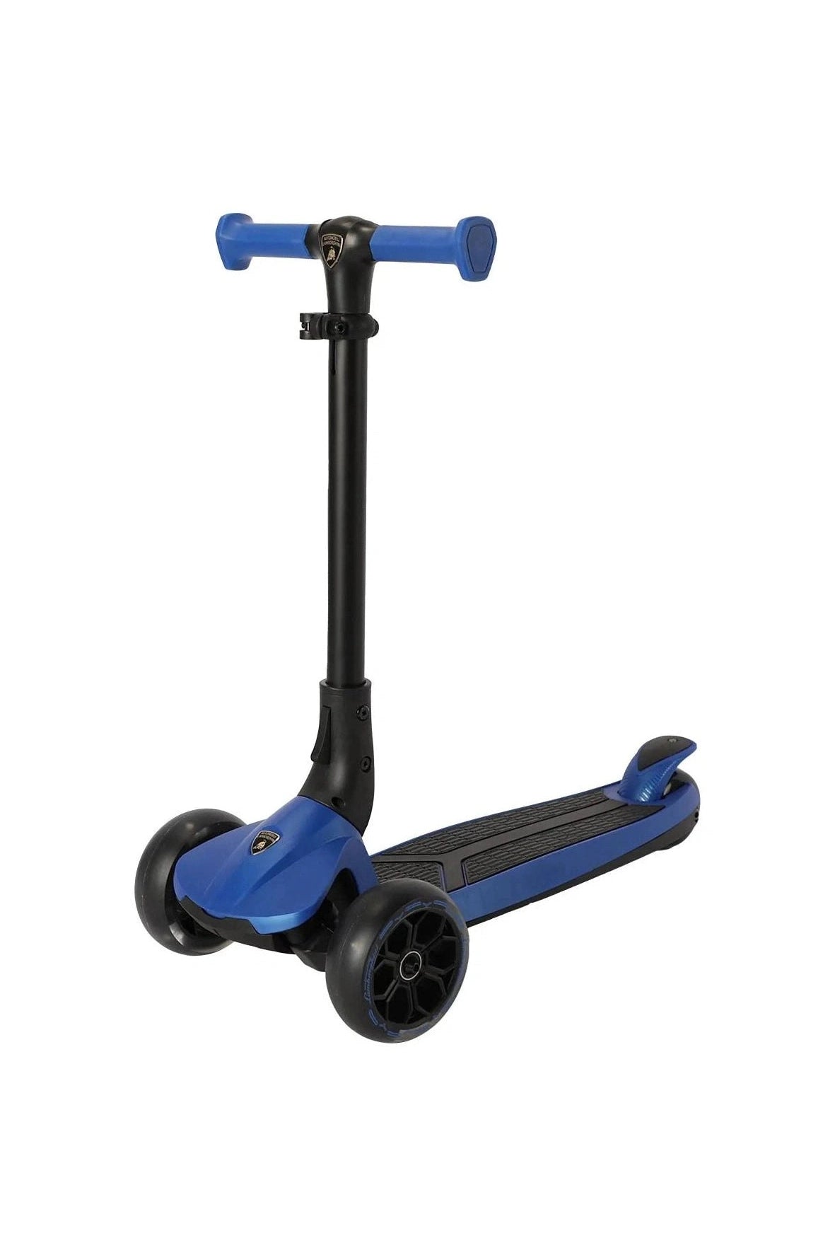Lamborghini 3 - Wheel Kids Scooter With Adjustable Height - Blue - Marah Kids