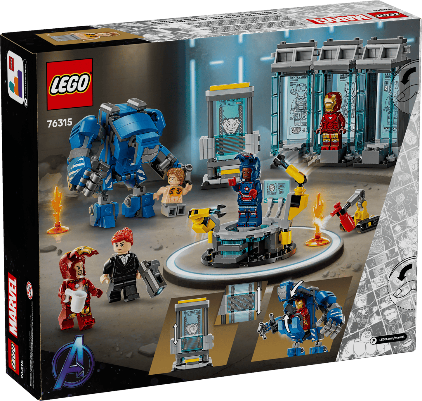 Lego - Iron Man's Laboratory: Hall of Armor