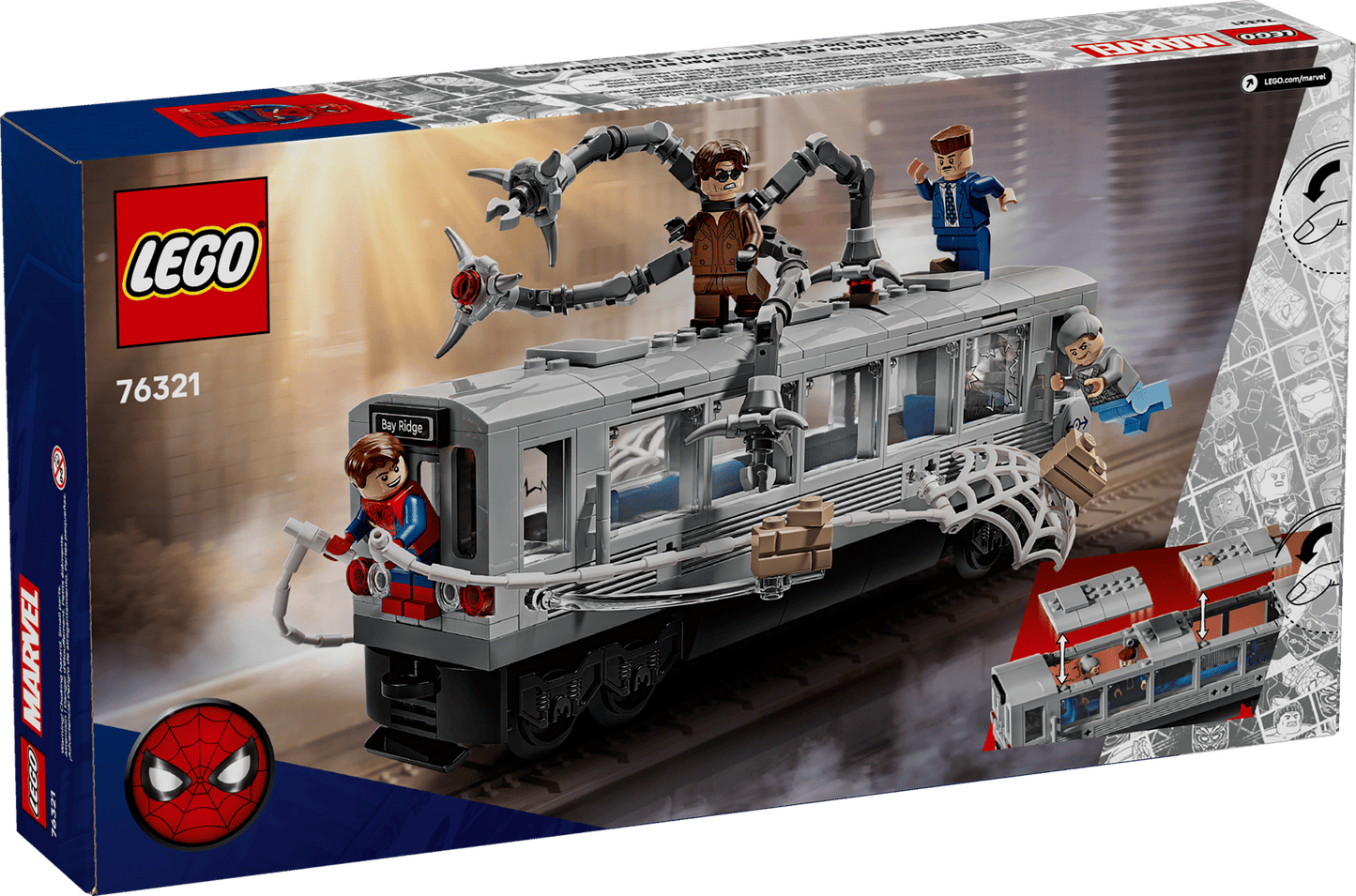 Lego - Spider-Man vs. Doc Ock Subway Train Scene