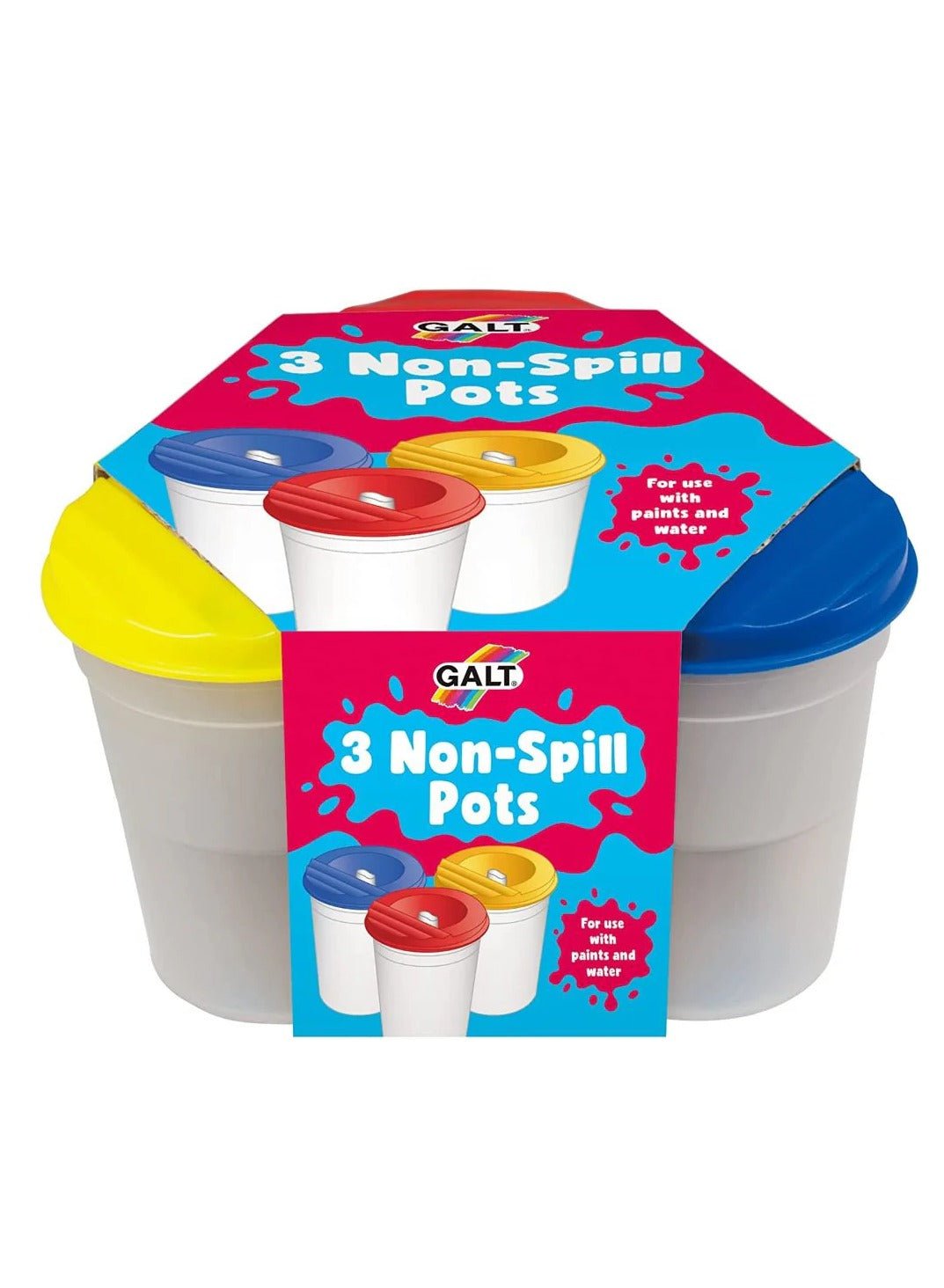 Non - Spill Paint Pots with Lids - Marah Kids