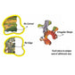 Unik Play - Go Crazy Jigsaw Puzzle | Attractive Cartoon Print Puzzle | 2 Puzzle Trays - Dino | Kids and Adults 6+ - Marah Kids