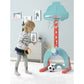 Lovely Baby - Basketball Stand W/ Football Goal - Marah Kids