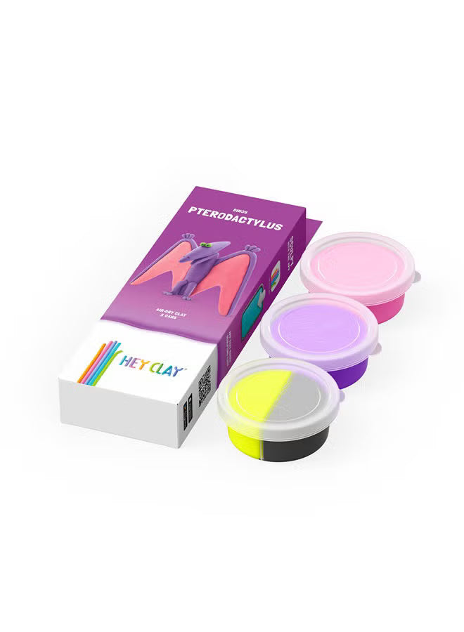 Hey Clay DIY Pterodactylus Modelling Air-Dry Clay | 3 Cans