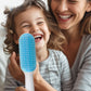 Frida Baby Kids Detangler Hair Brush for Fine & Straight Hair – Soft Flexible Bristles, No Pulling or Breakage, Wet & Dry Use, Ergonomic Handle - Marah Kids