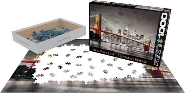 Eurographics Puzzle 1000 New York City Brooklyn Bridge - Marah Kids
