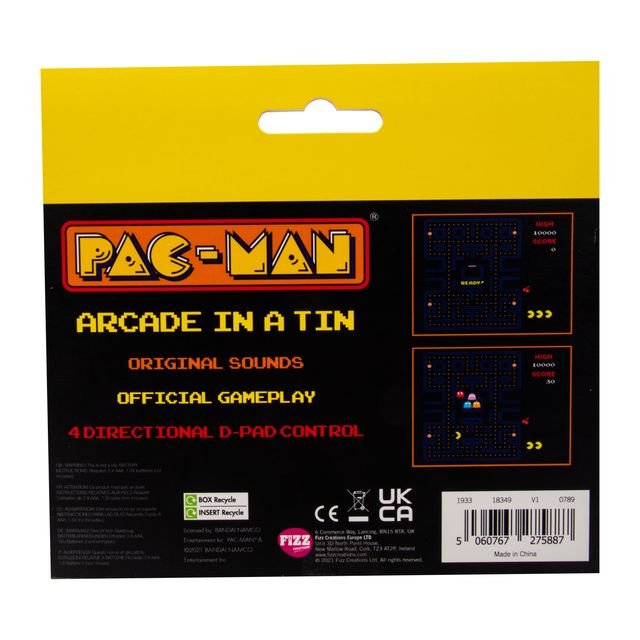 Fizz Creation Pac - Man Arcade In A Tin B/O - Marah Kids