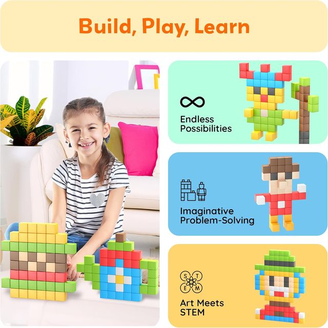 Picasso Magnetic Cubes 108 - pieces - Marah Kids